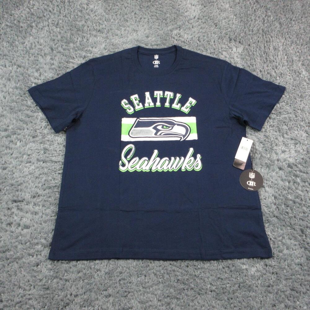 Seattle Seahawks Shirt Mens XL Blue NFL Football Team Apparel Darius Rucker NWT